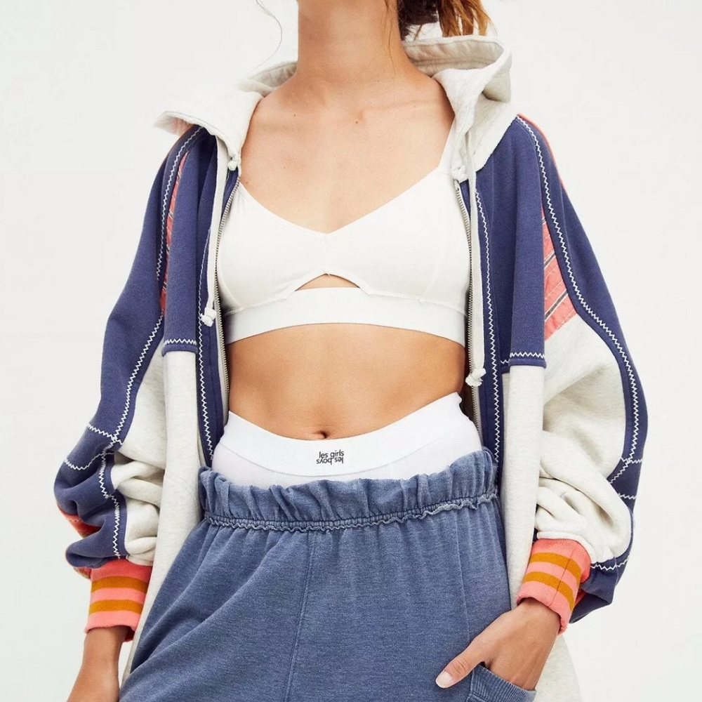 NWOT Free People Rookie Jacket Adirondack Mountains Hoodie Sweatshirt Z59-1 - Picture 3 of 10